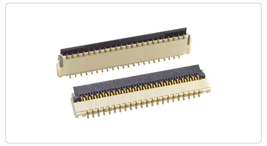 FFC/樱桃视频APP下载 0.3mm 間距 1.0H 翻蓋下接 鍍金 9P~61P
