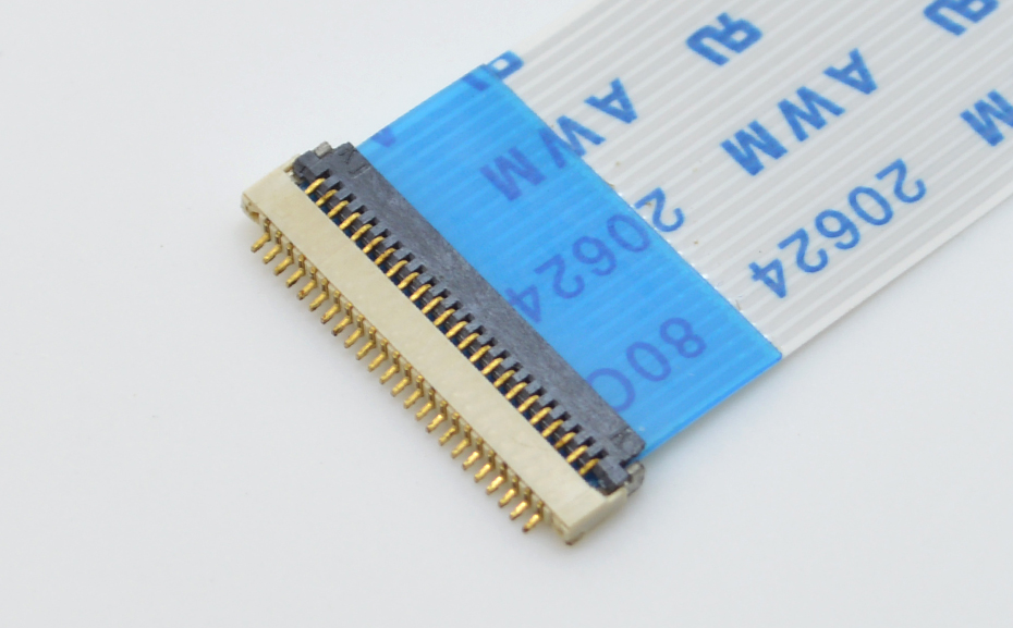 FPC/FFC超薄扁平排線連接器0.5Pitch 插座 6P針翻蓋 H=1.0厚,樱桃在线视频网站