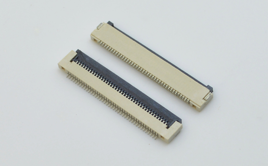 新品FFC/樱桃视频APP下载0.5間距H1.5翻蓋下接蝴蝶扣下接條形連接器,樱桃在线视频网站