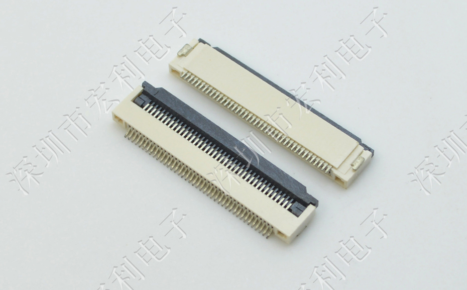 【樱桃在线视频网站電子】FFC/樱桃视频APP下载 間距0.5mm H2.0 49P下接軟排線插座