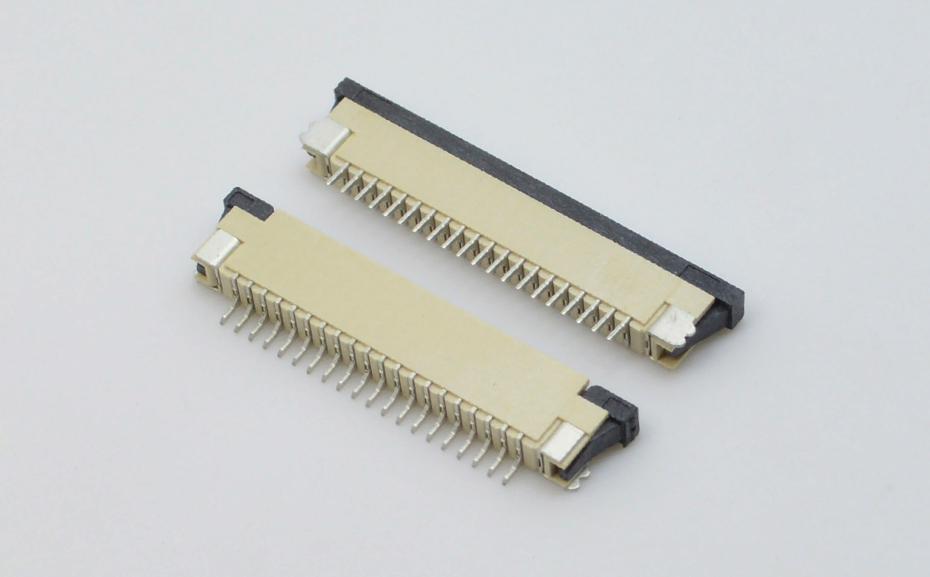 FFC軟排線接插件 樱桃视频APP下载 間距1.0MM-16p 上接拉鎖