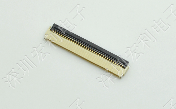 樱桃视频APP下载 軟排線扁平電纜插座 間距0.5mm 32P H1.0後鎖式臥貼片