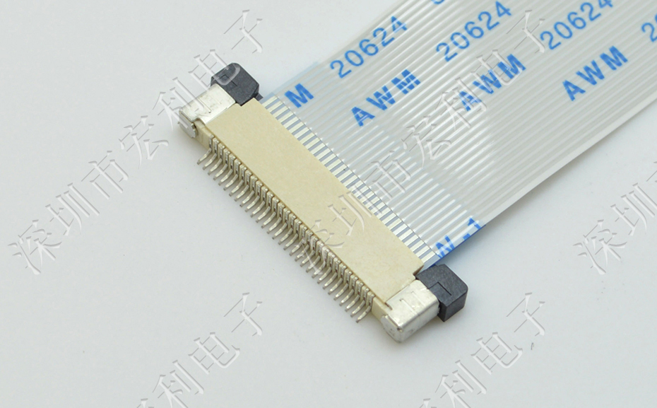 FFC/樱桃视频APP下载 45p 45pin 0.5mm間距 FPC座 抽屜式上接 排線插座