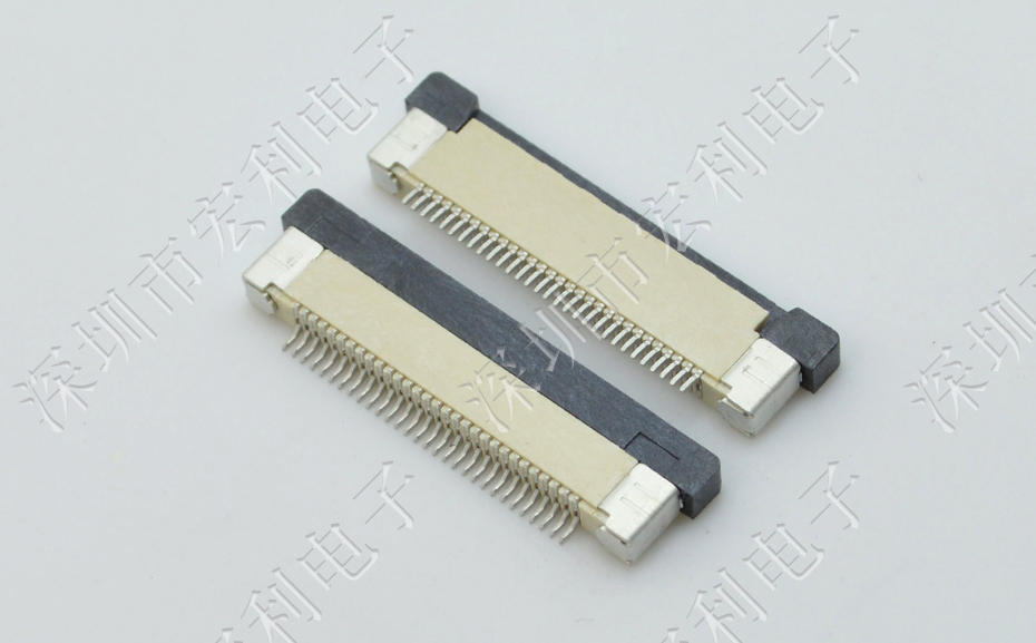 FFC/樱桃视频APP下载 軟排線插座 0.5mm間距-60P 下接拉鎖 60Pin 抽屜式