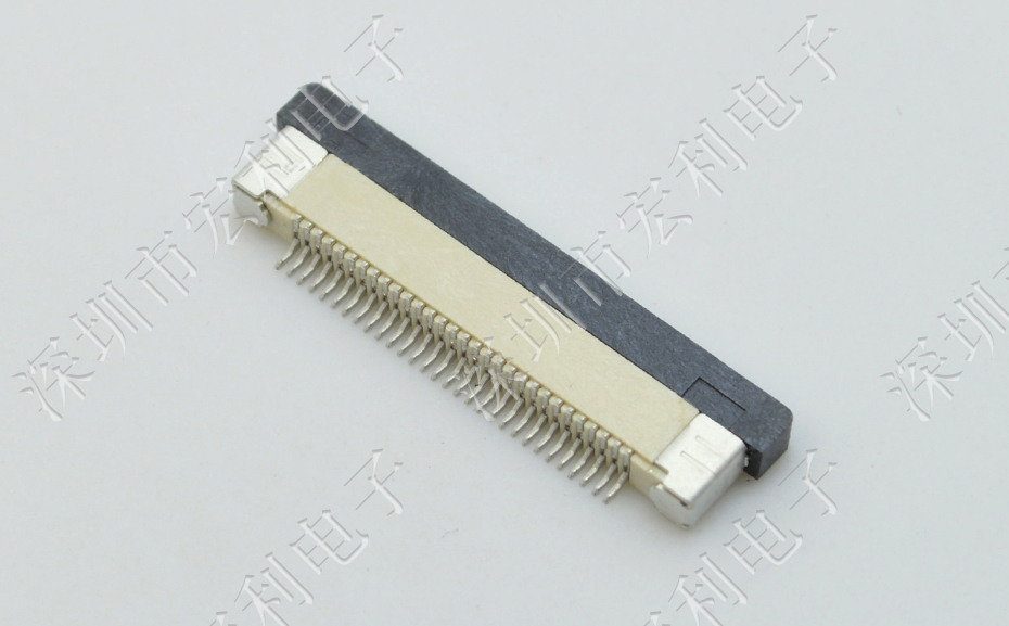 FFC/樱桃视频APP下载 軟排線插座 0.5mm間距-60P 下接拉鎖 60Pin 抽屜式
