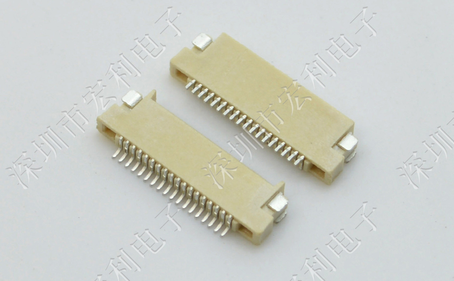 FFC/樱桃视频APP下载 間距0.5mm H1.5 13P雙麵接觸貼片接插件 SMT排插座