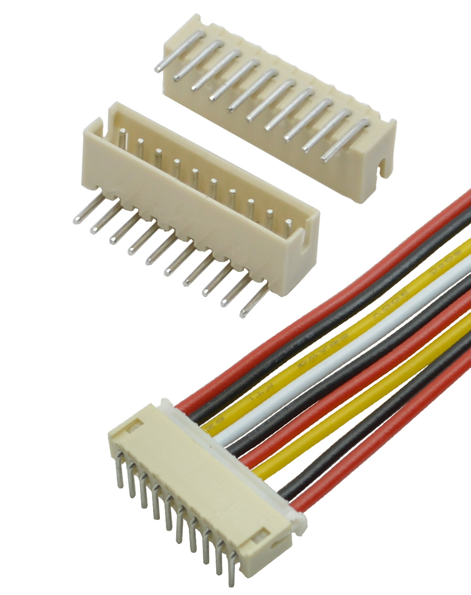 ZH1.5mm-8P 彎針針座 條形連接器座 間距1.5mm彎針座,樱桃在线视频网站