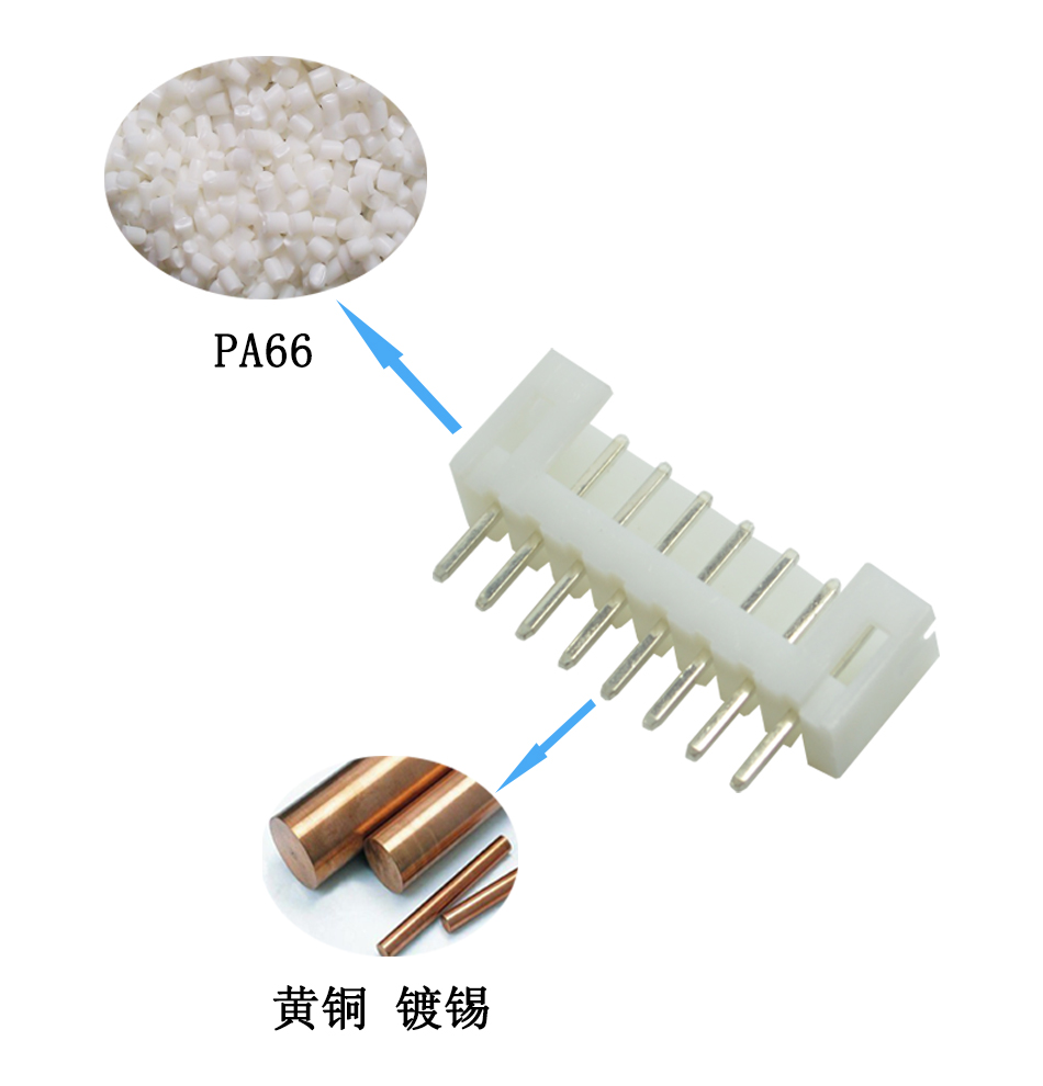 PH2.0MM 直針 針座 立式 直腳 2.0間距 2A 連接器座子,樱桃在线视频网站